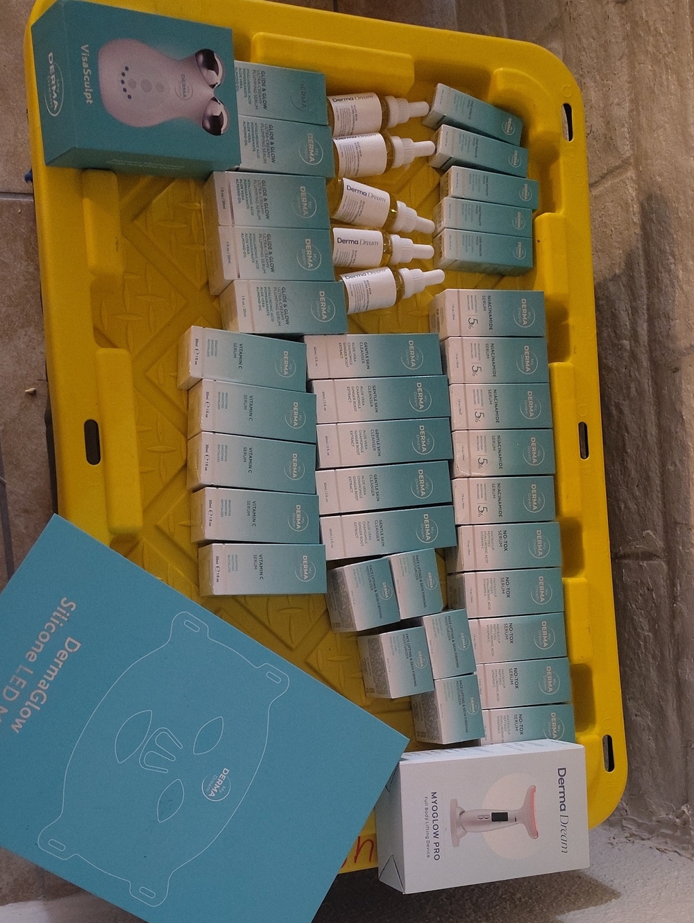 Hyaluronic Serum & Face Oil - Aqua/White